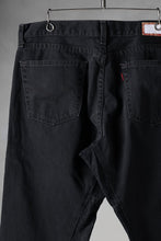 画像をギャラリービューアに読み込む, CHANGES x LOOM exclusive REMAKE REGULAR FIT DENIM PANTS / VINTAGE LEVI’S JEANS (BLACK #F)