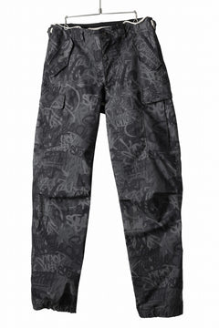 画像をギャラリービューアに読み込む, beauty : beast GRAFFITI CAMO BDU CARGO PANT (G.BLACK)