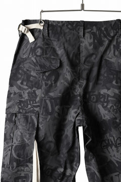 画像をギャラリービューアに読み込む, beauty : beast GRAFFITI CAMO BDU CARGO PANT (G.BLACK)