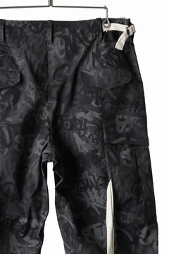 画像をギャラリービューアに読み込む, beauty : beast GRAFFITI CAMO BDU CARGO PANT (G.BLACK)