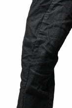 画像をギャラリービューアに読み込む, masnada BAGGY SCARRED STRETCH JEANS (SMEARED BLACK)