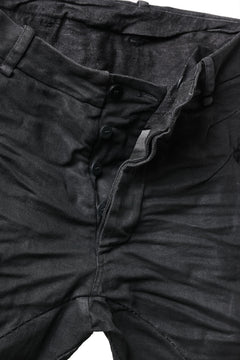 画像をギャラリービューアに読み込む, masnada BAGGY SCARRED STRETCH JEANS (SMEARED BLACK)