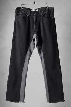 画像をギャラリービューアに読み込む, CHANGES x LOOM exclusive REMAKE REGULAR FIT DENIM PANTS / VINTAGE LEVI’S JEANS (BLACK #H)