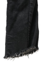 画像をギャラリービューアに読み込む, masnada BAGGY SCARRED STRETCH JEANS (SMEARED BLACK)