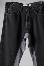 画像をギャラリービューアに読み込む, CHANGES x LOOM exclusive REMAKE REGULAR FIT DENIM PANTS / VINTAGE LEVI’S JEANS (BLACK #H)