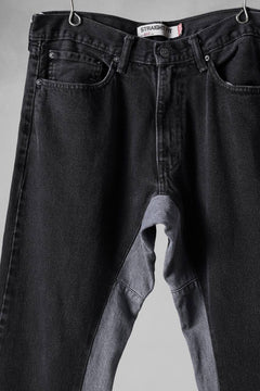 画像をギャラリービューアに読み込む, CHANGES x LOOM exclusive REMAKE REGULAR FIT DENIM PANTS / VINTAGE LEVI’S JEANS (BLACK #H)
