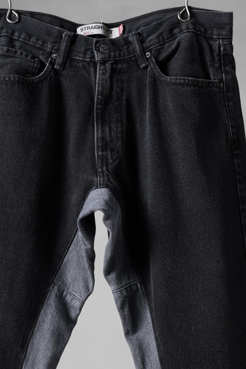 画像をギャラリービューアに読み込む, CHANGES x LOOM exclusive REMAKE REGULAR FIT DENIM PANTS / VINTAGE LEVI’S JEANS (BLACK #H)