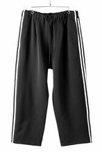 画像をギャラリービューアに読み込む, Y-3 Yohji Yamamoto THREE STRIPES TRACK PANTS (BLACK x OFF WHITE)