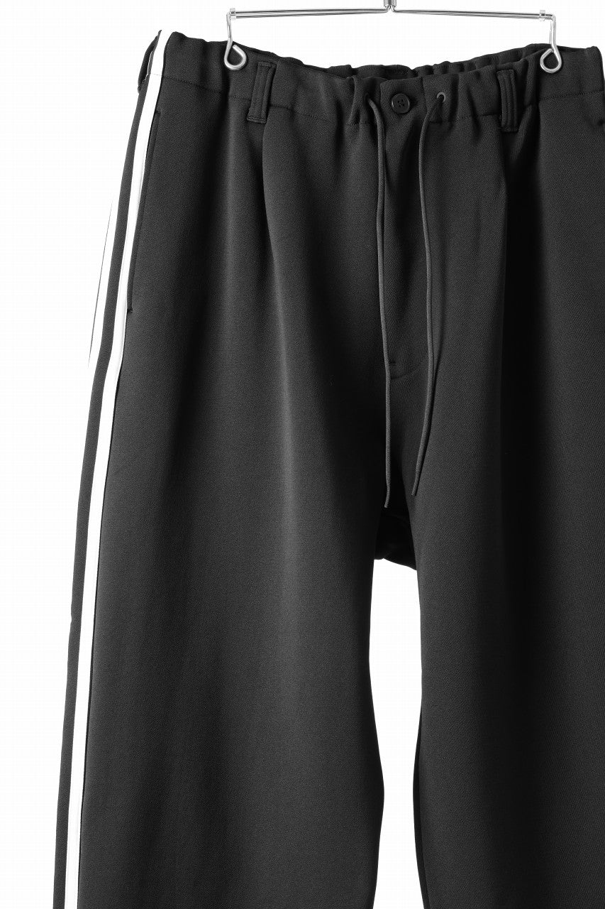 画像をギャラリービューアに読み込む, Y-3 Yohji Yamamoto THREE STRIPES TRACK PANTS (BLACK x OFF WHITE)