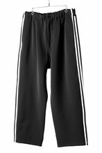 画像をギャラリービューアに読み込む, Y-3 Yohji Yamamoto THREE STRIPES TRACK PANTS (BLACK x OFF WHITE)