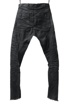 画像をギャラリービューアに読み込む, masnada BAGGY SCARRED STRETCH JEANS (SMEARED BLACK)