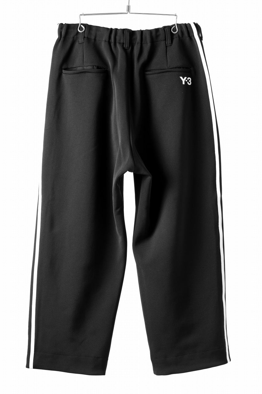 画像をギャラリービューアに読み込む, Y-3 Yohji Yamamoto THREE STRIPES TRACK PANTS (BLACK x OFF WHITE)