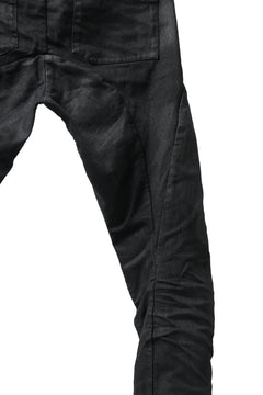 画像をギャラリービューアに読み込む, masnada BAGGY SCARRED STRETCH JEANS (SMEARED BLACK)