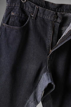 画像をギャラリービューアに読み込む, CHANGES x LOOM exclusive REMAKE REGULAR FIT DENIM PANTS / VINTAGE LEVI’S JEANS (BLACK #I)