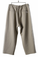 画像をギャラリービューアに読み込む, Y-3 Yohji Yamamoto THREE STRIPES TRACK PANTS (KHAKI x OFF WHITE)