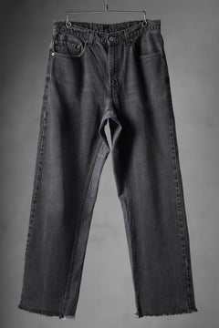 画像をギャラリービューアに読み込む, CHANGES x LOOM exclusive REMAKE REGULAR FIT DENIM PANTS / VINTAGE LEVI’S JEANS (BLACK #J)