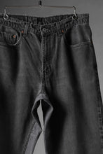 画像をギャラリービューアに読み込む, CHANGES x LOOM exclusive REMAKE REGULAR FIT DENIM PANTS / VINTAGE LEVI’S JEANS (BLACK #J)