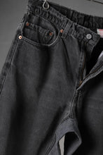 画像をギャラリービューアに読み込む, CHANGES x LOOM exclusive REMAKE REGULAR FIT DENIM PANTS / VINTAGE LEVI’S JEANS (BLACK #J)