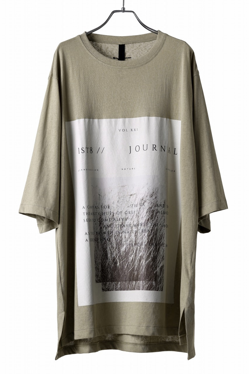 Load image into Gallery viewer, FIRST AID TO THE INJURED "ZAETE" GRAPHIC T-SHIRT (DUSTY GREEN)