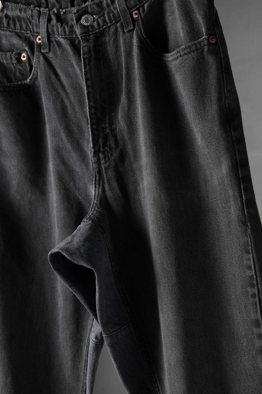 画像をギャラリービューアに読み込む, CHANGES x LOOM exclusive REMAKE REGULAR FIT DENIM PANTS / VINTAGE LEVI’S JEANS (BLACK #J)