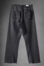 画像をギャラリービューアに読み込む, CHANGES x LOOM exclusive REMAKE REGULAR FIT DENIM PANTS / VINTAGE LEVI’S JEANS (BLACK #J)