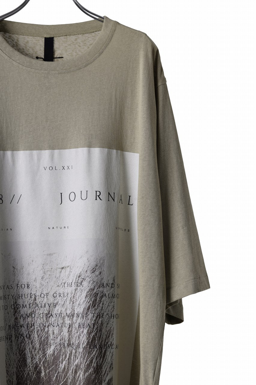 Load image into Gallery viewer, FIRST AID TO THE INJURED "ZAETE" GRAPHIC T-SHIRT (DUSTY GREEN)