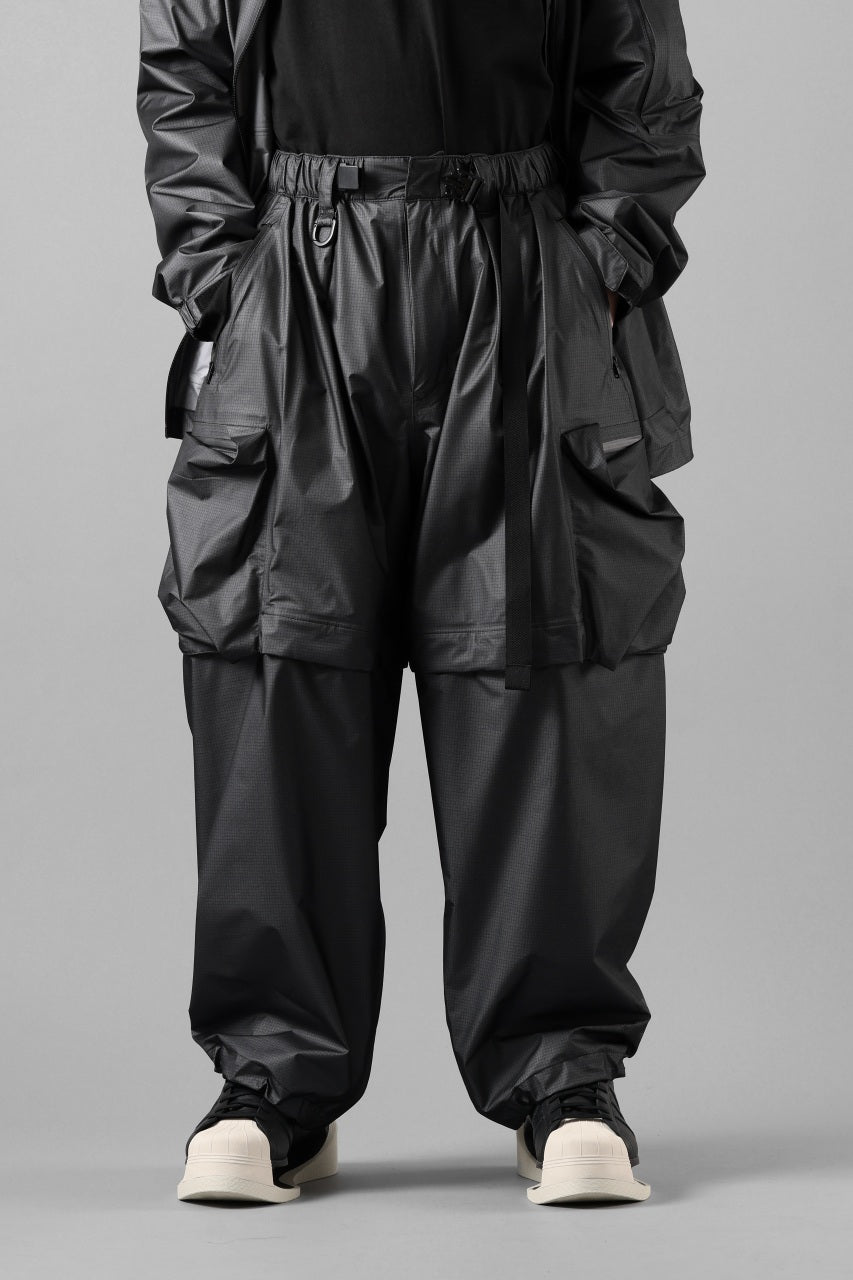 画像をギャラリービューアに読み込む, Y-3 Yohji Yamamoto OUTDOOR 2WAY PANTS / GORE-TEX RIPSTOP (BLACK)