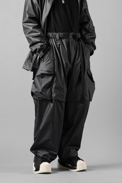 画像をギャラリービューアに読み込む, Y-3 Yohji Yamamoto OUTDOOR 2WAY PANTS / GORE-TEX RIPSTOP (BLACK)