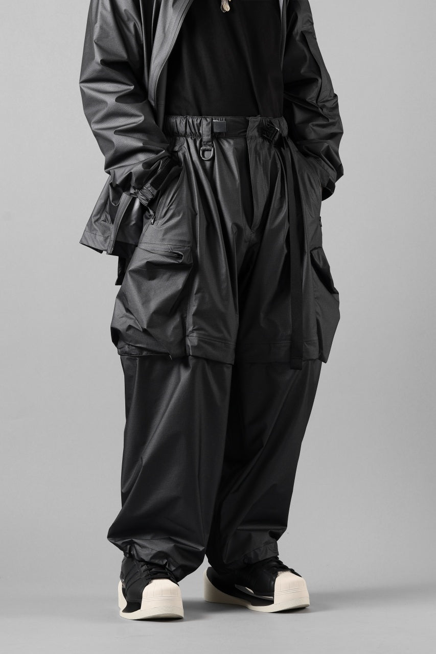 画像をギャラリービューアに読み込む, Y-3 Yohji Yamamoto OUTDOOR 2WAY PANTS / GORE-TEX RIPSTOP (BLACK)