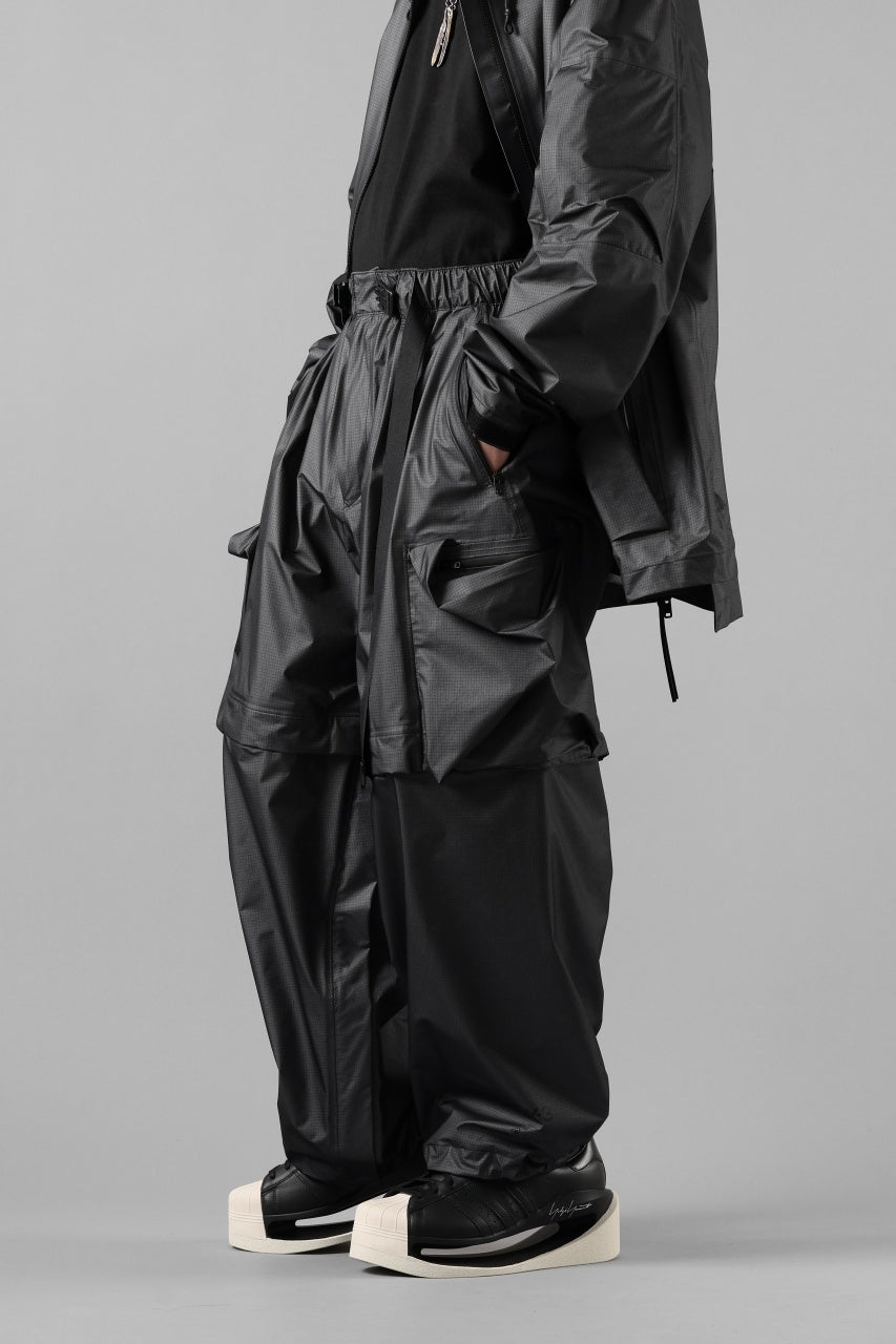 画像をギャラリービューアに読み込む, Y-3 Yohji Yamamoto OUTDOOR 2WAY PANTS / GORE-TEX RIPSTOP (BLACK)