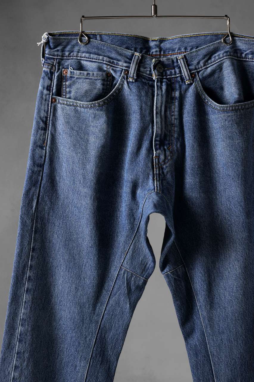 画像をギャラリービューアに読み込む, CHANGES x LOOM exclusive REMAKE REGULAR FIT DENIM PANTS / VINTAGE LEVI’S JEANS (INDIGO #A)