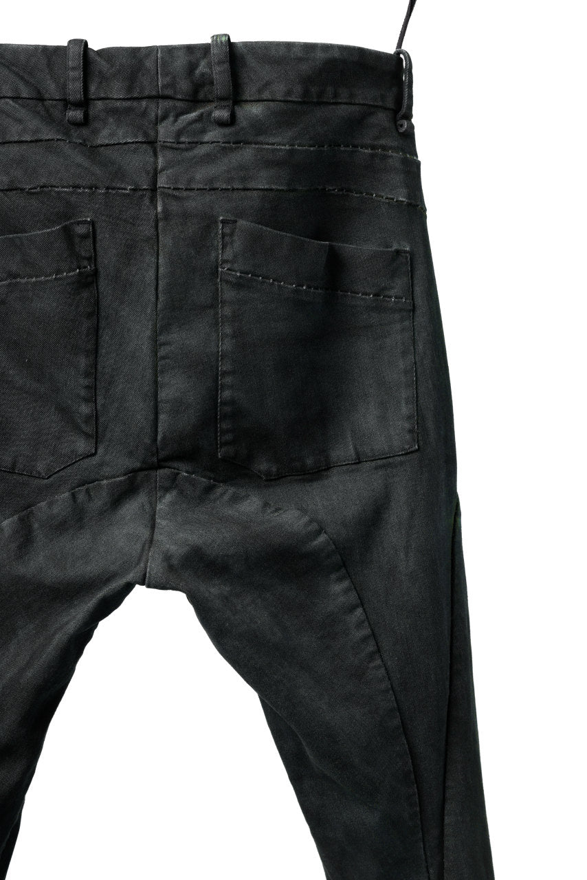 画像をギャラリービューアに読み込む, masnada BAGGY SCARRED STRETCH JEANS (SMUDGED LEGION)