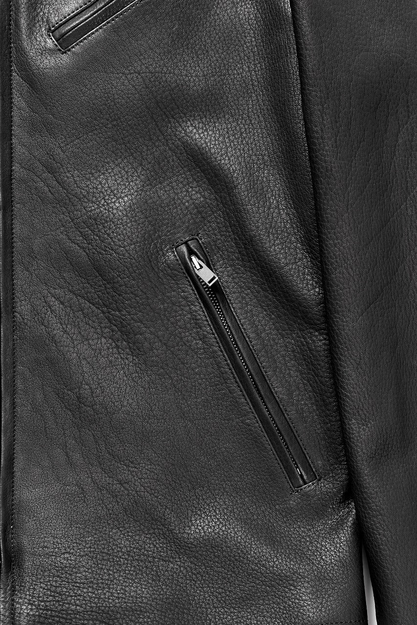 Load image into Gallery viewer, ISAMU KATAYAMA BACKLASH DEERSKIN SINGLE BLOUSON (BLACK)