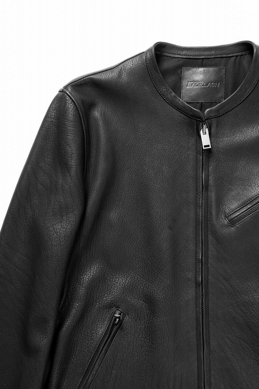 Load image into Gallery viewer, ISAMU KATAYAMA BACKLASH DEERSKIN SINGLE BLOUSON (BLACK)