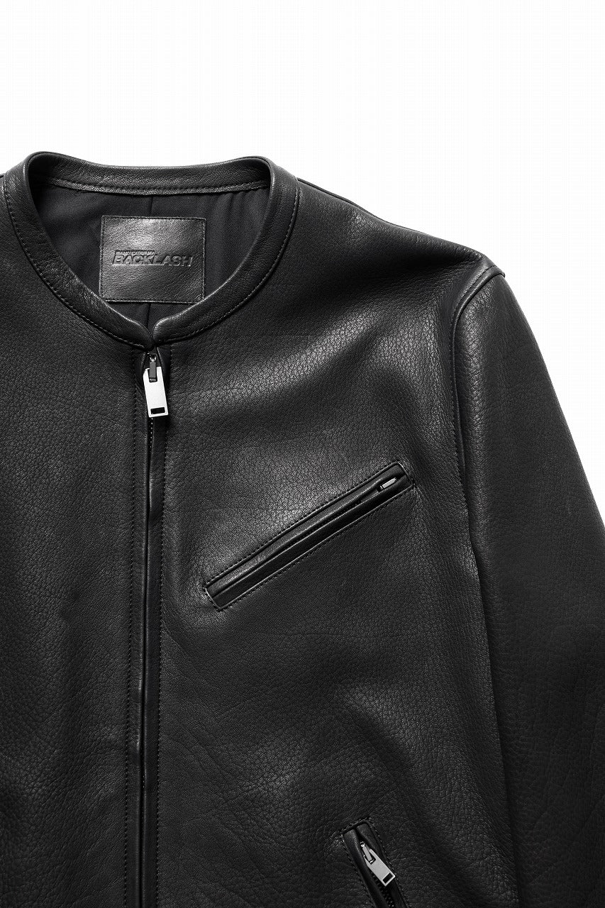 Load image into Gallery viewer, ISAMU KATAYAMA BACKLASH DEERSKIN SINGLE BLOUSON (BLACK)