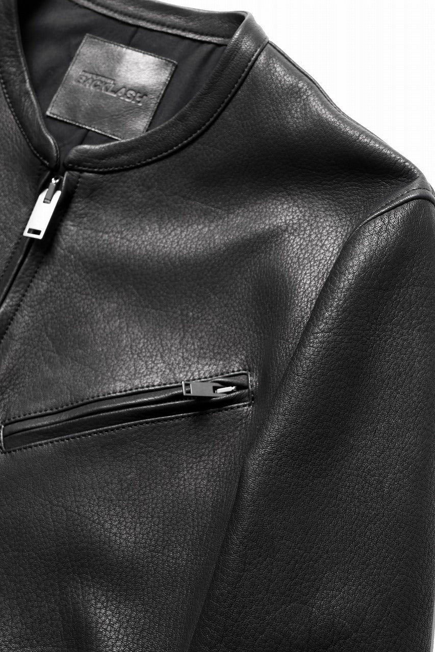Load image into Gallery viewer, ISAMU KATAYAMA BACKLASH DEERSKIN SINGLE BLOUSON (BLACK)