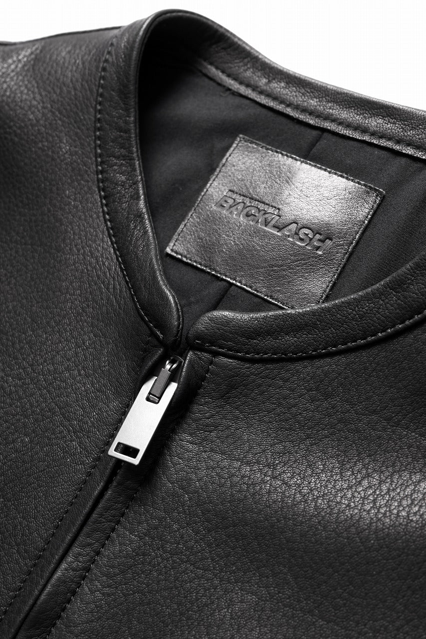 Load image into Gallery viewer, ISAMU KATAYAMA BACKLASH DEERSKIN SINGLE BLOUSON (BLACK)