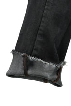 画像をギャラリービューアに読み込む, masnada BAGGY SCARRED STRETCH JEANS (SMUDGED LEGION)