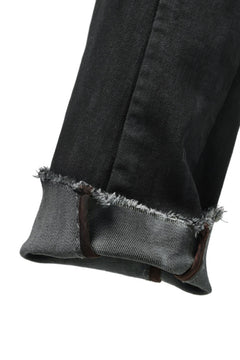 画像をギャラリービューアに読み込む, masnada BAGGY SCARRED STRETCH JEANS (SMUDGED LEGION)