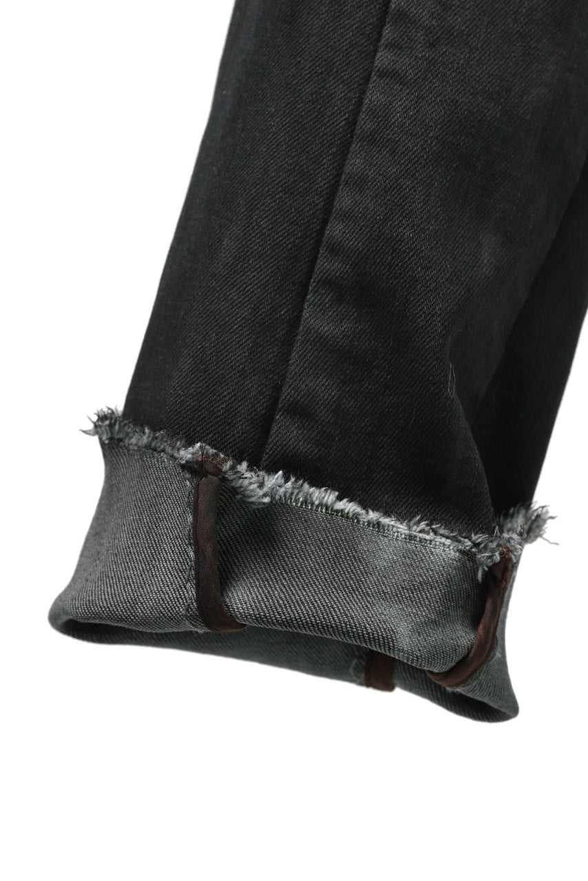 画像をギャラリービューアに読み込む, masnada BAGGY SCARRED STRETCH JEANS (SMUDGED LEGION)