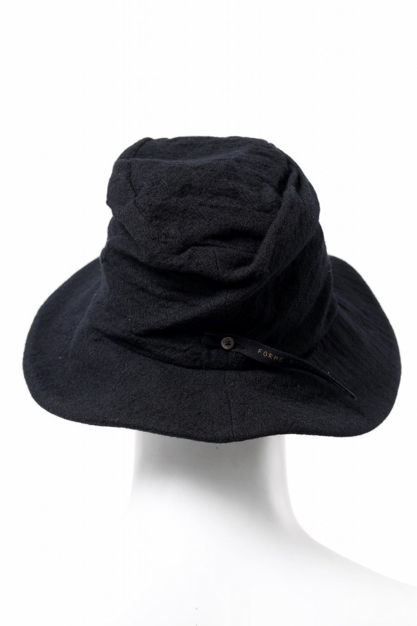 画像をギャラリービューアに読み込む, forme d&#39;expression Fedora Hat (Black)