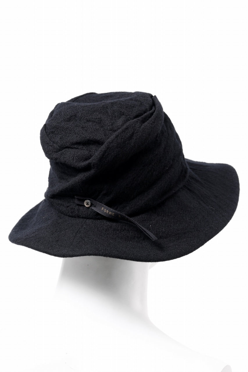 画像をギャラリービューアに読み込む, forme d&#39;expression Fedora Hat (Black)