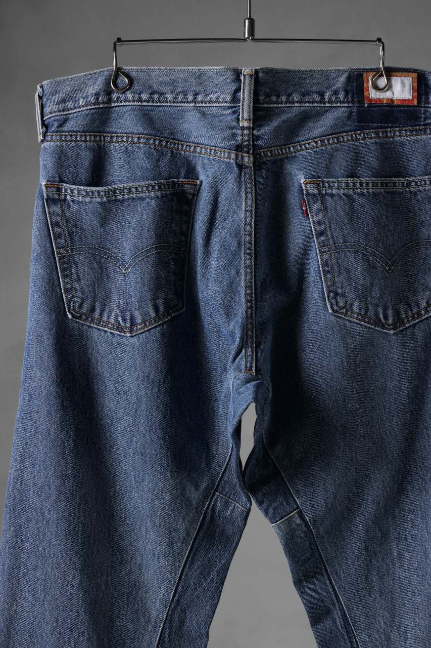 画像をギャラリービューアに読み込む, CHANGES x LOOM exclusive REMAKE REGULAR FIT DENIM PANTS / VINTAGE LEVI’S JEANS (INDIGO #A)