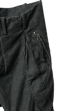 画像をギャラリービューアに読み込む, masnada BAGGY GUSSET POCKET PANTS / STRETCH RELIEF STRIPE COTTON (LEGION)