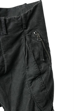 画像をギャラリービューアに読み込む, masnada BAGGY GUSSET POCKET PANTS / STRETCH RELIEF STRIPE COTTON (LEGION)