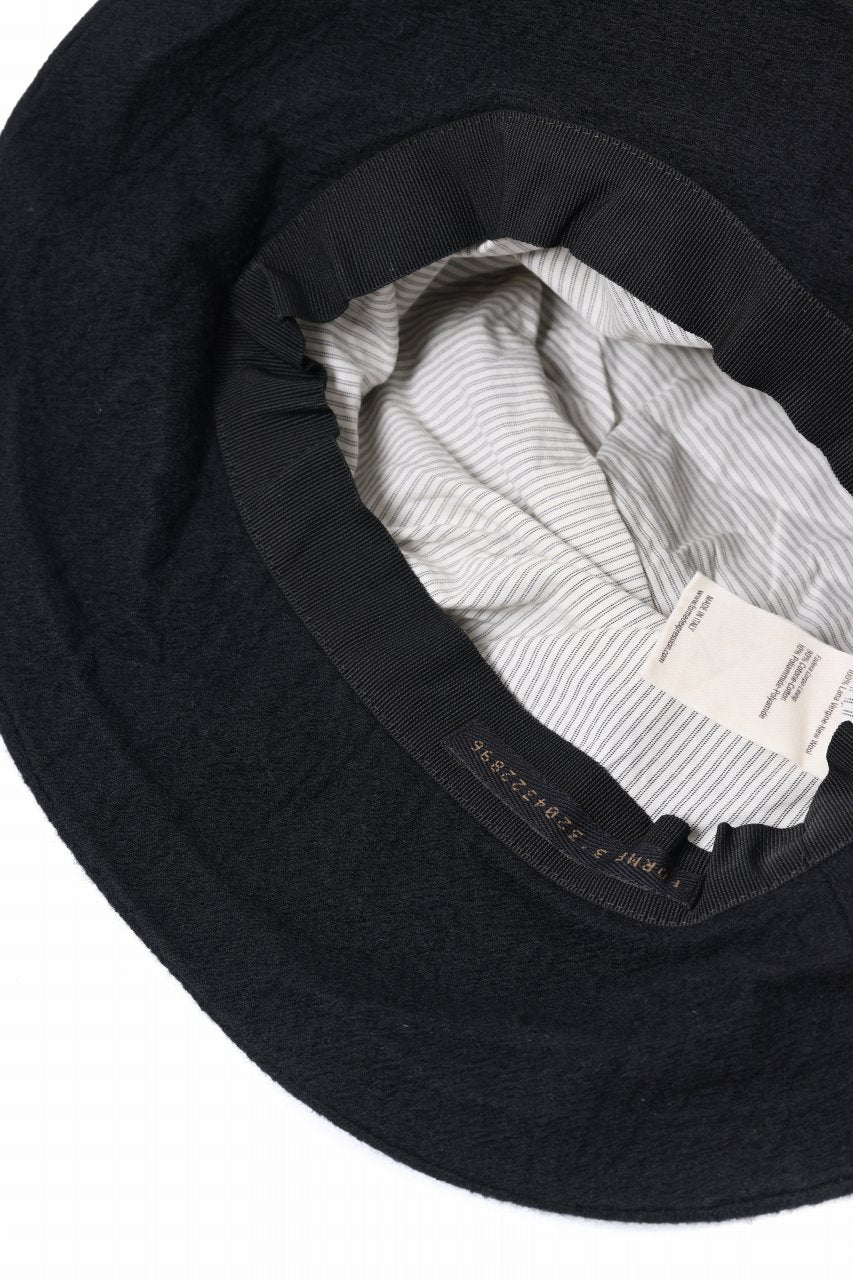画像をギャラリービューアに読み込む, forme d'expression Fedora Hat (Black)