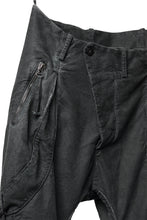 画像をギャラリービューアに読み込む, masnada BAGGY GUSSET POCKET PANTS / STRETCH RELIEF STRIPE COTTON (LEGION)