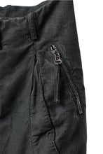 画像をギャラリービューアに読み込む, masnada BAGGY GUSSET POCKET PANTS / STRETCH RELIEF STRIPE COTTON (LEGION)