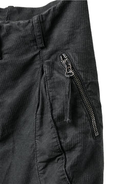 画像をギャラリービューアに読み込む, masnada BAGGY GUSSET POCKET PANTS / STRETCH RELIEF STRIPE COTTON (LEGION)
