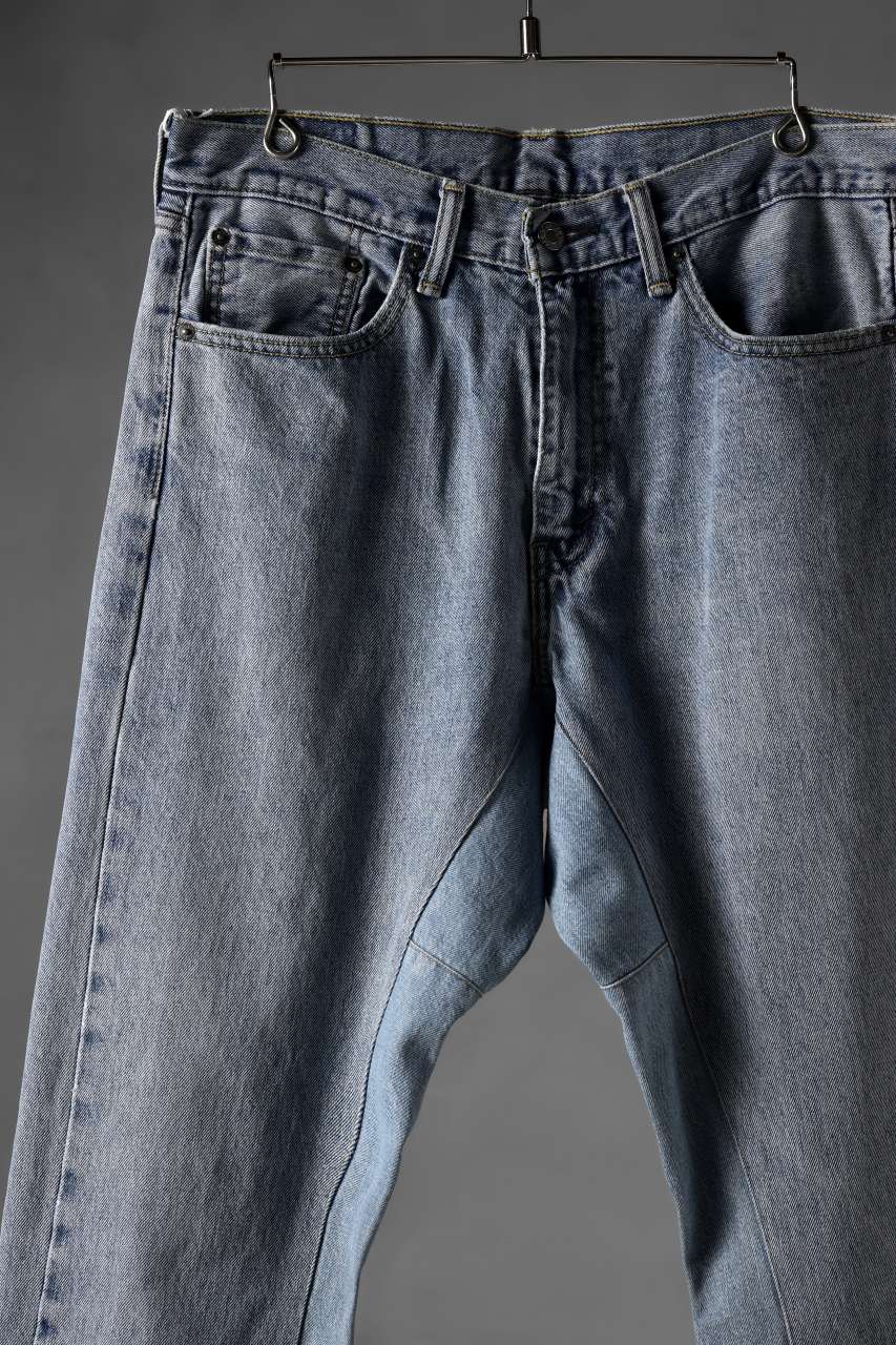 画像をギャラリービューアに読み込む, CHANGES x LOOM exclusive REMAKE REGULAR FIT DENIM PANTS / VINTAGE LEVI’S JEANS (INDIGO #C)